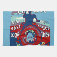 United in Hope: Stronger Together - USA Art Print
