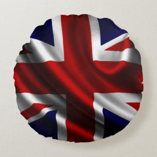 United Kindom Flag Rundes Kissen