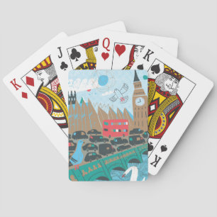 United Kingdom City Scene Spielkarten