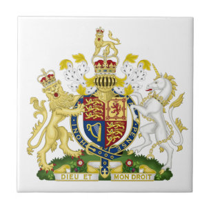 United Kingdom Coat of Arms Fliese