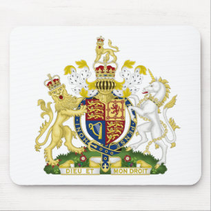 United Kingdom Coat of Arms Mousepad