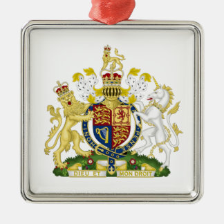 United Kingdom Coat of Arms Ornament Aus Metall