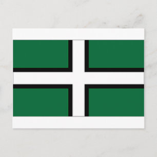 United Kingdom Devon Flag Postkarte
