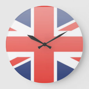 United Kingdom Flag Große Wanduhr