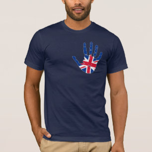 United Kingdom Flag Handprint T-Shirt