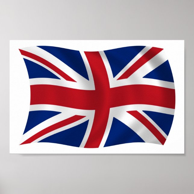 United Kingdom Flag Poster Print (Vorne)