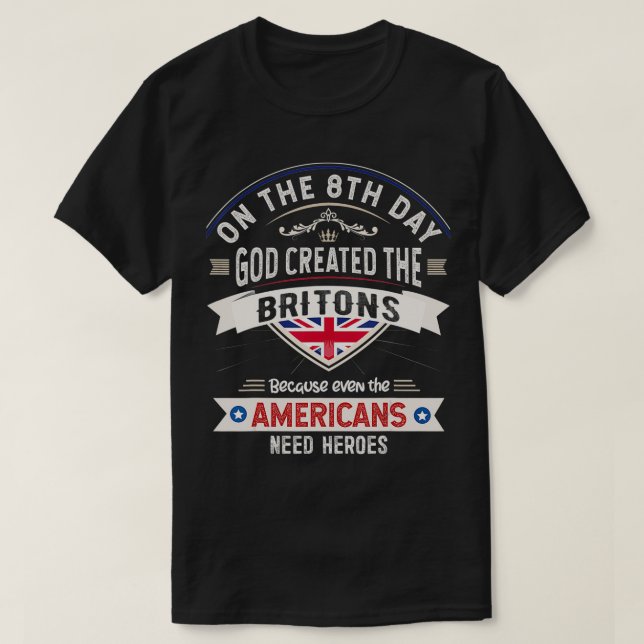 United Kingdom Flag Souvenirs for British Men & Wo T-Shirt (Design vorne)
