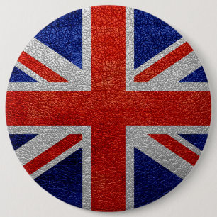 United Kingdom Flag Vintag Button