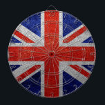 United Kingdom Flag Vintag Dartscheibe<br><div class="desc">Flagge des Vereinigten Königreichs Vintag. Design ist auf anderen Produkten erhältlich.</div>