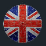 United Kingdom Flag Vintag Dartscheibe<br><div class="desc">Flagge des Vereinigten Königreichs Vintag. Design ist auf anderen Produkten erhältlich.</div>