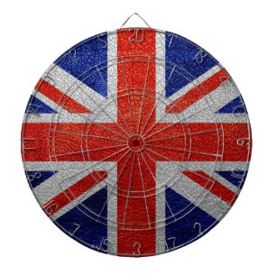 United Kingdom Flag Vintag Dartscheibe