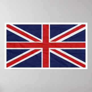 United Kingdom Jack Flag 24"X13.57" Poster