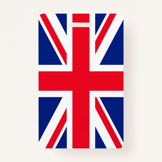 United Kingdom Jack Flag Ausweis (Vorderseite)