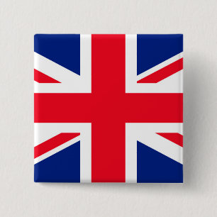 United Kingdom Jack Flag Button