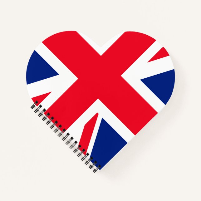 United Kingdom Jack Flag Notizbuch (Vorderseite)