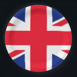 United Kingdom Jack Flag Pappteller<br><div class="desc">United Kingdom Jack Flag</div>