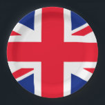 United Kingdom Jack Flag Pappteller<br><div class="desc">United Kingdom Jack Flag</div>