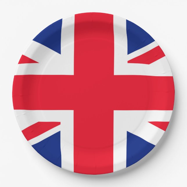 United Kingdom Jack Flag Pappteller (Vorderseite)