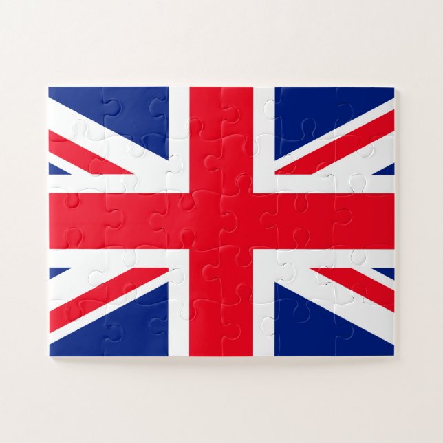United Kingdom Jack Flag Puzzle (Horizontal)