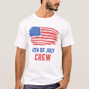 United Patriots: 4. Juli Crew T-Shirt