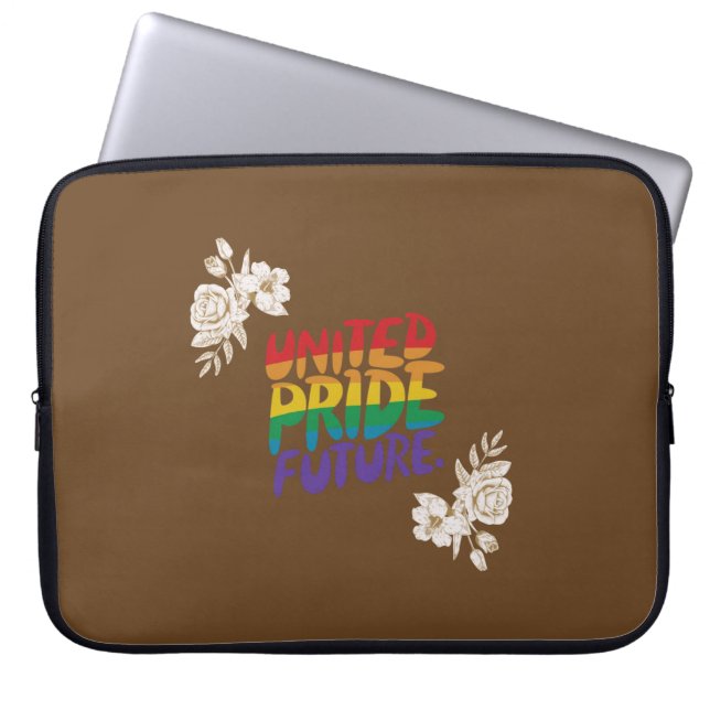 United Pride Future Laptopschutzhülle (Vorderseite)