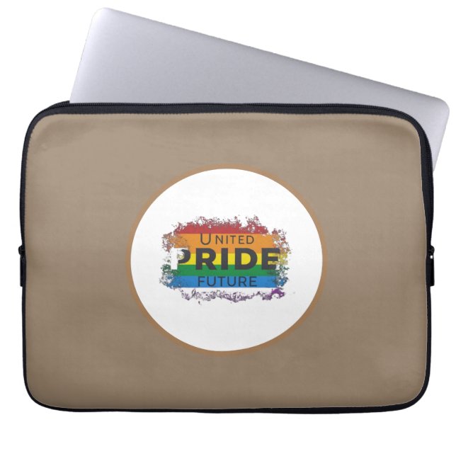United Pride Future Laptopschutzhülle (Vorderseite)