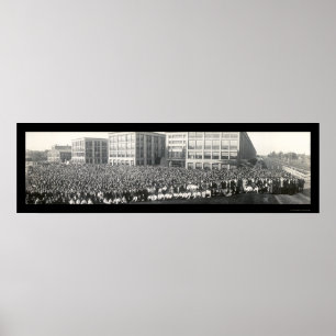 United Shoe Beverly MA Foto 1911 Poster