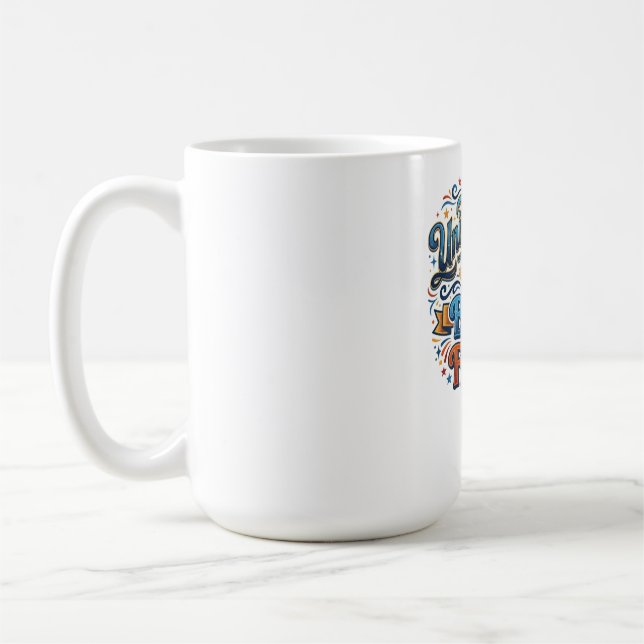 United Spirit Bright Future T-Shirt Kaffeetasse (Links)