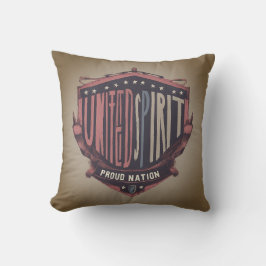 United Spirit Proud Nation Throw Kissen