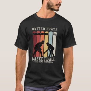 United Staat Basketball der echte Champion T-Shirt