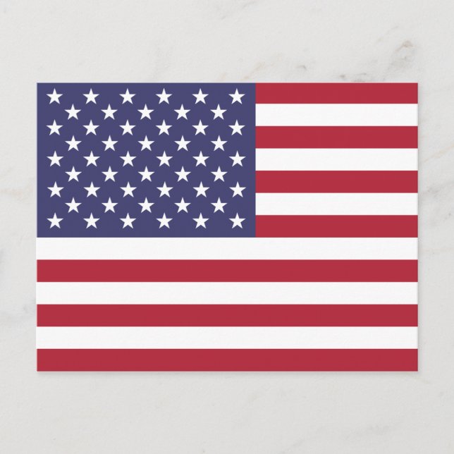 United Staaten (American Flag Postcard) Postkarte (Vorderseite)