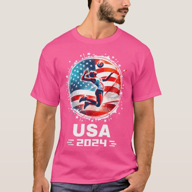 United Staaten American Flag Women Vo T-Shirt (Vorderseite)