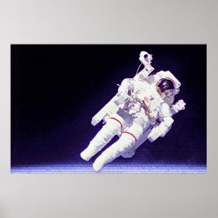 United Staaten Astronaut Poster