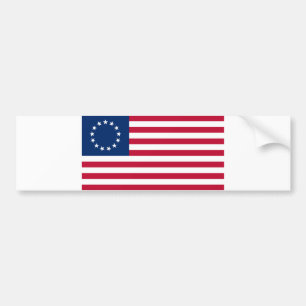 United Staaten Betsy Ross Flag Autoaufkleber