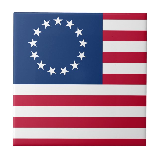 United Staaten Betsy Ross Flag Fliese (Vorderseite)