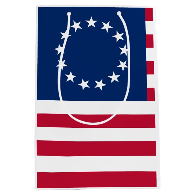 United Staaten Betsy Ross Flag Mittlere Geschenktüte (Vorderseite)