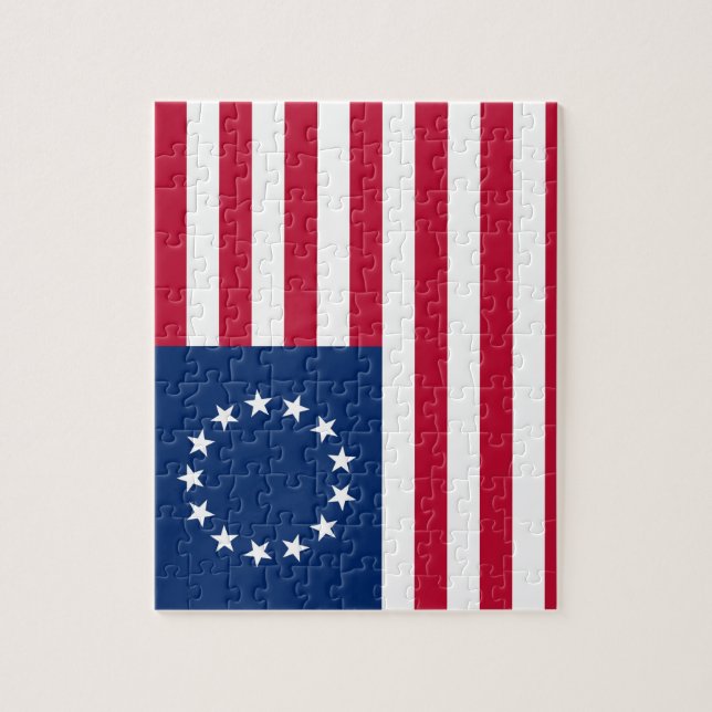 United Staaten Betsy Ross Flag Puzzle (Vertikal)