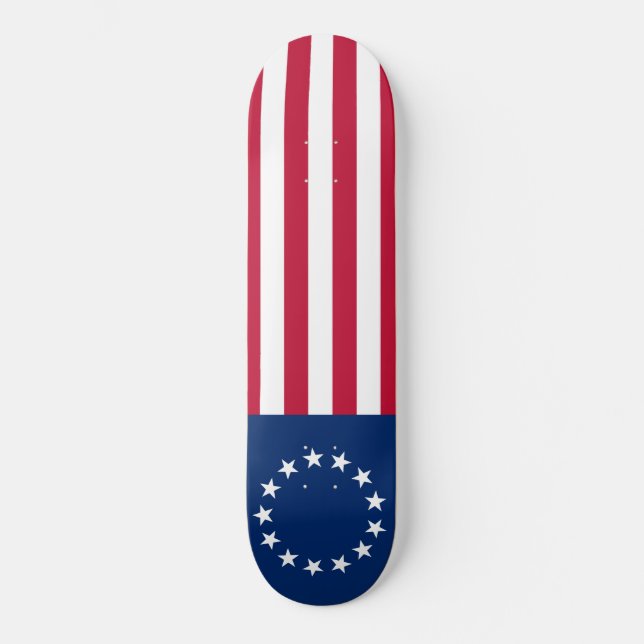 United Staaten Betsy Ross Flag Skateboard (Vorderseite)