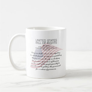 United Staaten Bill of Rights. Erste Änderung Kaffeetasse