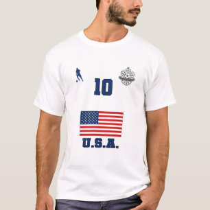 United Staaten Football Soccer Team USMNT 10 T-Shi T-Shirt