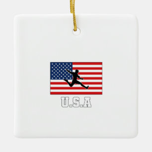 United Staaten Football Soccer Team USMNT Keramikornament
