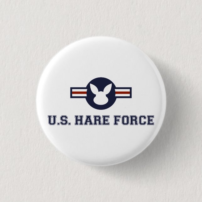 United Staaten Hare Air Force Bunny Button (Vorderseite)