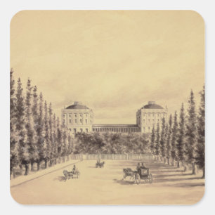 United Staaten Hauptstadt von Pennsylvania Avenue Quadratischer Aufkleber