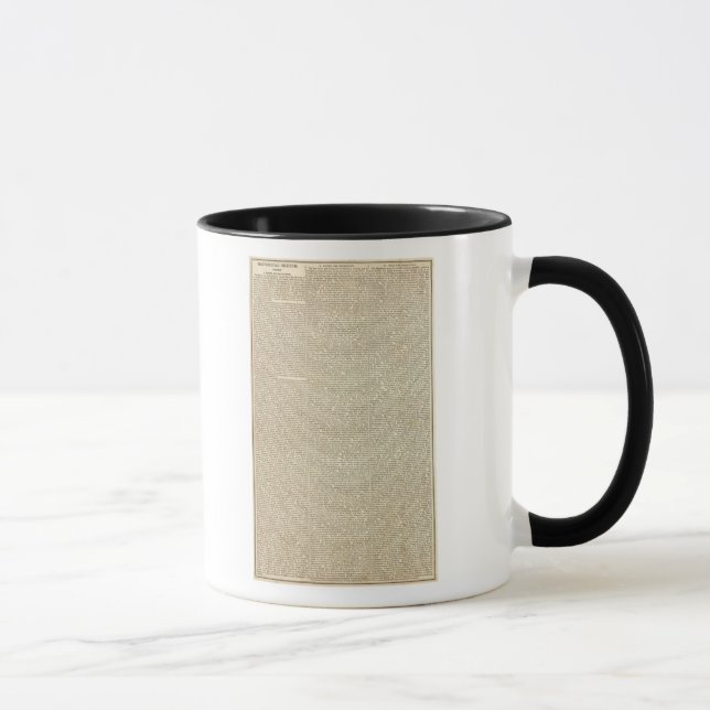 United Staaten History Map 2 Tasse (Rechts)