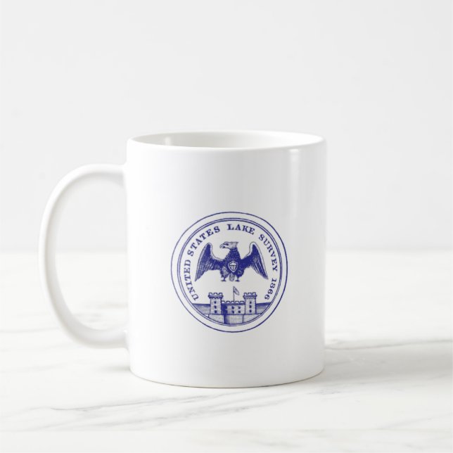 United Staaten Lake Survey 1866 Tasse (Links)