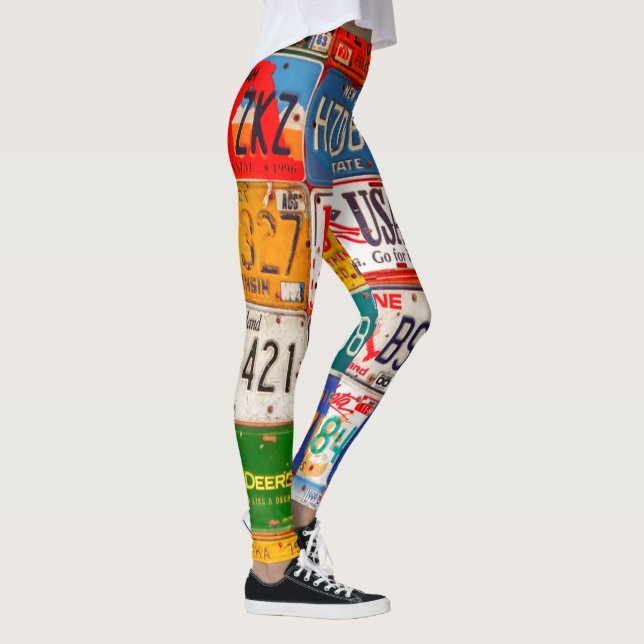 United Staaten License Teller Art America Leggings (Rechts)