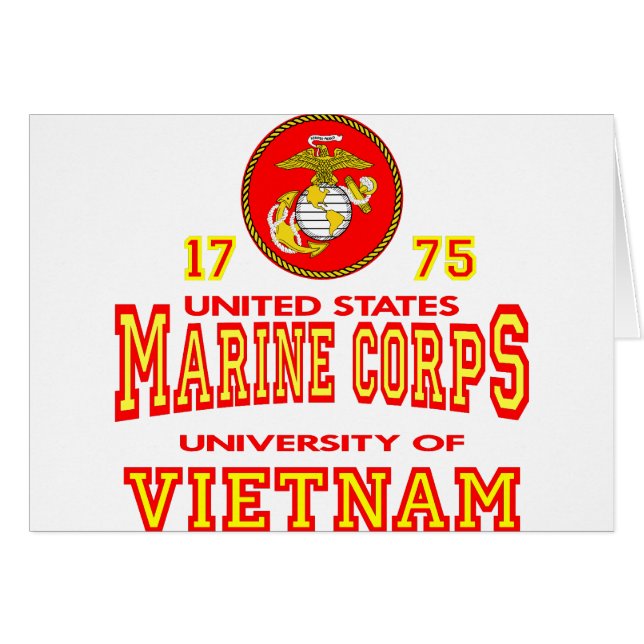 United Staaten Marine Corps University of Vietnam (Vorderseite (Horizontal))