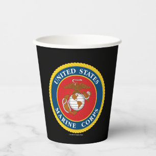 United Staaten Marines Siegel 1 des Meereskorps Pappbecher