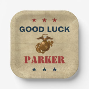 United Staaten Marines   Siegel 1 des Meereskorps Pappteller