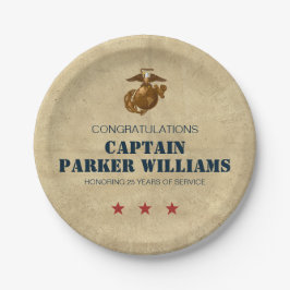 United Staaten Marines | Siegel 1 des Meereskorps Pappteller